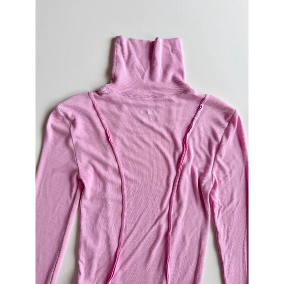 Urban Outfitters OUT FROM UNDER Willow Pink Ribbed Jersey Bodysuit, Size XS - Picture 9 of 15